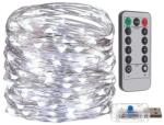 Malatec USB karácsonyfa LED fényfüzér 300 LED-del, távirányítóval, 6 W, hideg fehér