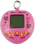  Tamagotchi, a virtuális kiskedvenc, elektronikus játék, rózsaszín, szív forma