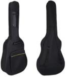 Malatec Akusztikus gitár tok erős vízálló szövetből, nagyméretű zsebekkel, fekete, 41, 5x10x107 cm