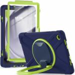  Tablettok Samsung Galaxy Tab A9+ Plus 11.0 X210 / X216 - Tech-Protect X-Armor ütésálló, kitámasztható kék/zöld tablet tok