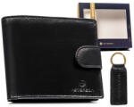 Peterson fekete férfi bőr pénztárca kulcstartóval, RFID 12, 5×10, 5 cm (Z-98289967)