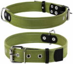 WAU DOG Pamut fényvisszaverő nyakörv 31-41 cm, szélesség: 20 mm zöld