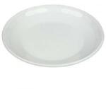  Lapos tányér műanyag fehér K55 (K55)