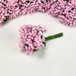  Bogyós mini csokor babarózsaszín