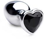 Booty Sparks Black Heart Gem Anal Plug Large