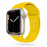 Tech-Protect Apple Watch szíj, Sport szilikon, Tech- Protect Iconband 42/ 44/ 45/ 46 /49 mm, - sárga (OS-0521)