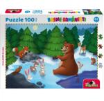 Noriel , 100 piese - Ursul pacalit de vulpe - Colectia Basme Romanesti (NBN000INT5878) Puzzle