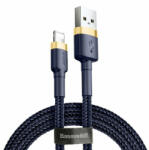 Baseus Cablu de date Baseus Cafule Lightning 1M 2.4A Blue/ Gold