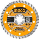INGCO Disc diamantat continuu, TURBO, pentru taiere caramida, piatra, beton, 180mm (DMD031802) - dauto Disc de taiere