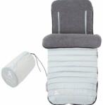 CuddleCo Comfi-Snug 2-in-1 Stroller Insert Sleeping Bag Light Grey
