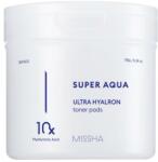Missha Patch-uri hidratante cu acid hialuronic pentru față - Missha Super Aqua Ultra Hyalron Toner Pads 90 buc Masca de fata