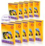 Kodak Set 10 topuri hartie foto Glossy, 230 g Kodak 4R, pachet 500 coli (SETKOD23010)