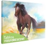  Tablou fosforescent Cal in galop 120 cm x 80 cm