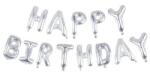 IDei Set 13 baloane folie metalizata, litere Happy Birthday, inaltime 40 cm