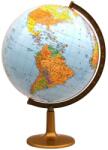  Glob geografic politic 42 cm, iluminat, arc meridian gradat, suport