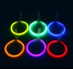 Procart Cercei luminosi glow stick, accesorii party, diverse culori Roz