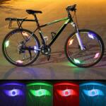 Esperanza Lumina LED spite bicicleta, multicolor, 3 moduri iluminare, impermeabil