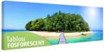  Tablou fosforescent Insula 120 cm x 40 cm