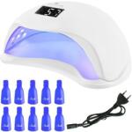 Beautylushh Lampa UV manichiura, 24 LED-uri, 48W, temporizator, display LCD, portabila