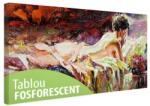  Tablou fosforescent Fata din pat 120 cm x 52 cm