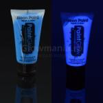 Paint Glow Vopsea Neon reactiva UV pentru bodypainting flacon 50 ml Albastru UV