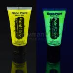 Paint Glow Vopsea Neon reactiva UV pentru bodypainting flacon 50 ml Galben UV