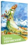  Tablou fosforescent Doamna Natura 120 cm x 80 cm