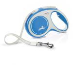 flexi New Comfort lesa automata cu banda pentru caini, albastru, marimea M, 5 m