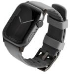 UNIQ pasek Linus Apple Watch Series 4/5/6/7/8/SE/SE2/Ultra 42/44/45mm. Airosoft Silicone szary/chalk grey - vexio
