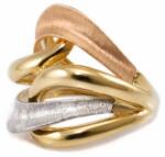 Ékszershop Tricolor exkluzív arany gyűrű (1226842)