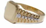 Ékszershop Bicolor arany férfi pecsétgyűrű (1259516)