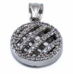 Ékszershop Köves áttört fehérarany medál (1187049)