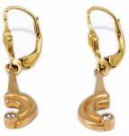 Ékszershop Köves lógós arany fülbevaló (1171912)