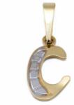 Ékszershop Bicolor arany C betű medál (1188562)
