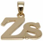 Ékszershop Fényes "ZS" betű arany medál (1254353)