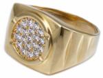 Ékszershop Köves arany pecsétgyűrű (1233015)