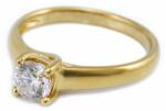 Ékszershop Gyémánt köves soliter arany eljegyzési gyűrű (1060284)