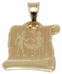 Ékszershop Ikrek pergamen arany medál (1232982)