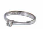 Ékszershop Gyémánt köves fehérarany eljegyzési gyűrű (1203599)