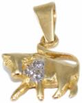 Ékszershop Köves bika arany medál (1219706)