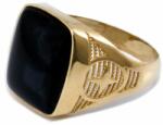 Ékszershop Onix köves arany pecsétgyűrű (1213324)
