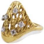 Ékszershop Gyémánt köves arany gyűrű (1244019)