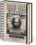 Pyramid Carnet cu spirala Pyramid Movies: Harry Potter - Sirius Black Wanted Poster, A5 (SR72252)