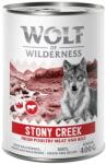 Wolf of Wilderness Wolf of Wilderness Senior 6 x 400 g - Stony Creek Pasăre cu vită