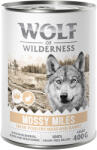 Wolf of Wilderness Wolf of Wilderness Adult 6 x 400 g - Mossy Miles Pasăre cu iepure
