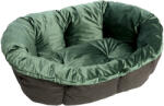 Ferplast ferplast Husă canapea de catifea verde pentru coșul Siesta Deluxe (fără coș) - 6: L 73 x 55 H 27 cm