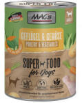 MAC's MAC's Pachet economic Hrană umedă pentru câini 24 x 800 g - Pasăre & legume