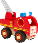 Legler Small Foot Mașină de pompieri din lemn cu scară (DDLE11075) Trenulet