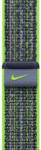Apple Watch 45mm Bright Green/Blue Nike Sport Loop