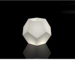 Monumo Alma növényváza E27 LED-világítással, 62x31, 5x53 cm, fehér, modern design